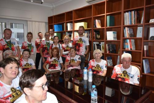 Spotkanie polskich maratończyków z Ambasadorem RP w Atenach